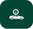 Icone de um carro com um escudo de proteção